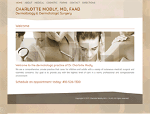 Tablet Screenshot of modlydermatology.com